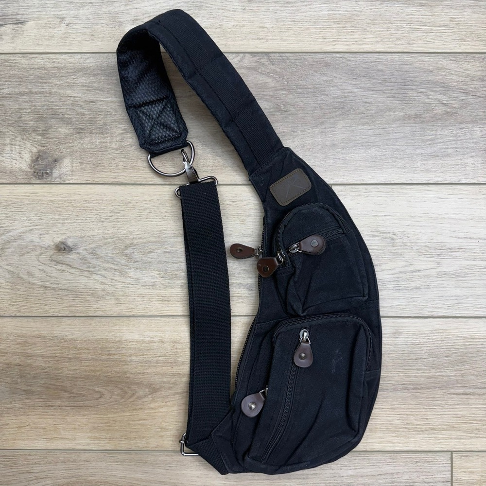 Rothco Canvas Sling Bag Crossbody Shoulder Backpack Travel‎ Daypack Tactical